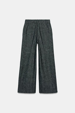 ZW COLLECTION WOOL BLEND TROUSERS - Zara фото 8