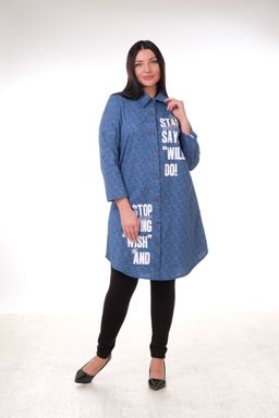 Рубашка Джетти джинс - Марлен фото 2