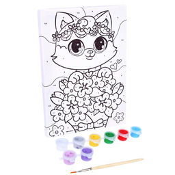 Картина по номерам Котёнок в букете, 21 15 см - Школа талантов фото 3