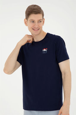 Мужская темно-синяя футболка - U.s. polo assn фото 3