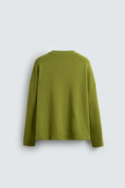 COTTON/LINEN SWEATSHIRT - Zara фото 8