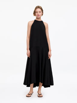 Vestido de cuello halter