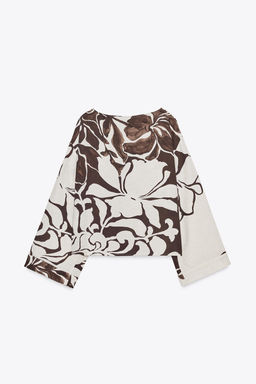 FLORAL PRINTED TOP - Zara фото 16