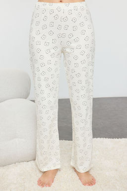 Trendyolmilla Mavi %100 Pamuklu Ay?c?kl? Orme Pijama Tak?m? THMAW25PT00131 фото 10