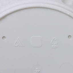 Горшок для цветов с поддоном «Лозанна», 40 л, пластиковый, белый