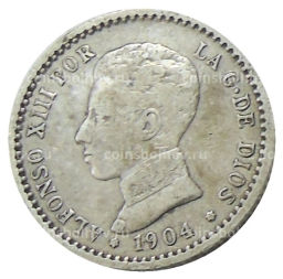 50 сентимо 1904 года Испания
