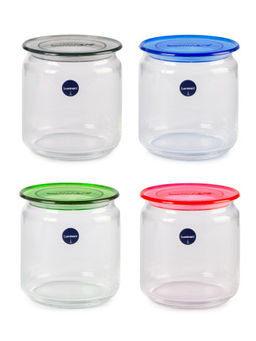 Банка PLANO 0.75л в перфорированной коробке, микс цвета крышки - Luminarc фото 3