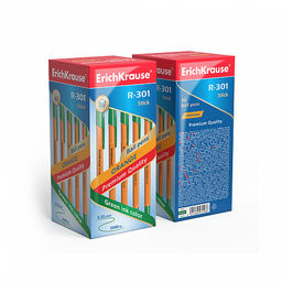 Цена за 50 шт. Ручка шариковая ErichKrause R-301 Stick Orange 0.7, цвет чернил синий (в коробке по 50 шт.)  фото 19