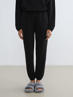 Beli Lastikli Kad?n Jogger Pijama Alt?