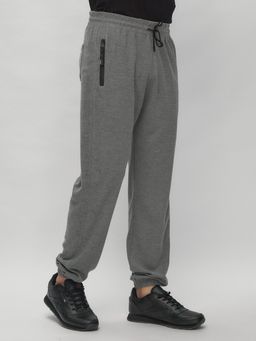 Брюки джоггеры спортивные трикотажные мужские серого цвета 001Sr