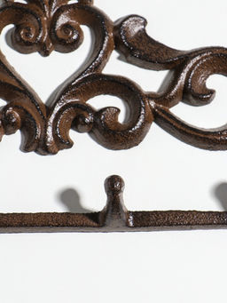 Крючки декоративные "Сердце с узорами" 31х15х3,4 см