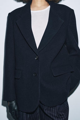 OVERSIZE WOOL BLEND BLAZER ZW COLLECTION - Zara фото 2