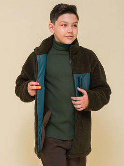 PELICAN, куртка для мальчиков, Шоколадный  фото 2