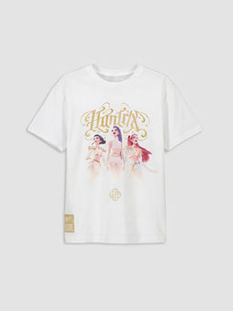 K-Pop Demon Hunters Bask?l? K?z ?ocuk Ti??rt