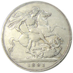 1 крона 1891 года Великобритания