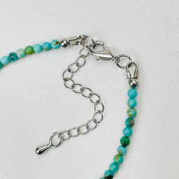 Браслет из Бирюзы и Жемчуга - Радуга самоцветов фото 4