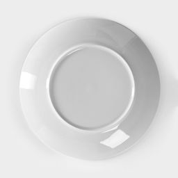 Тарелка Добрушский завод «Универсал», d=27 см, фарфор, белая