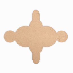 Цена за 10 шт. Коробка складная, с бантом и ручкой, крафт, 6?8?3 см - UPAK LAND фото 4