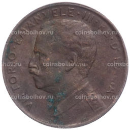 Монета 1 чентезимо 1915 года Италия