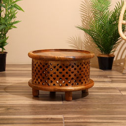 Столик кофейный, 39×39×26 см, манговое дерево