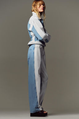 JEANS Z1975 STRAIGHT MID-WAIST COMBINED - Zara фото 5