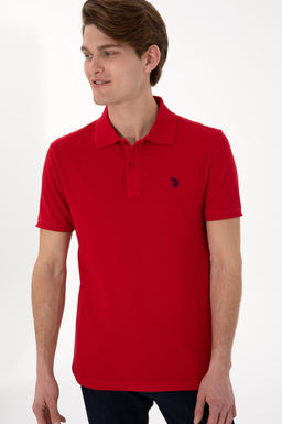 Erkek Slim Fit Polo Yaka K_rm_z_ Basic Ti__rt - U.s. polo assn фото 3