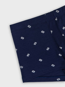 Цена за 2 штуки! Трусы боксеры мужские синие с узором - Mark formelle фото 8