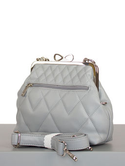 LACCOMA сумка Ева-Л815-серо-голубой эко кожа хлопок фото 2