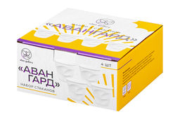 Набор стаканов 4 пр 260 мл 9,5*9,5*8,5 см Авангард, фарфор - Elan gallery фото 6