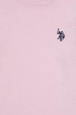 Розовый базовый свитер для девочки Неожиданная скидка в корзине - U.s. polo assn фото 4