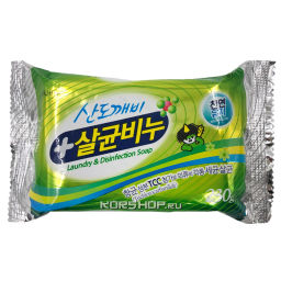 Хозяйственное мыло с антибактериальным эффектом Laundry and Disinfection Soap Sandokkaebi, Корея, 230 г Акция