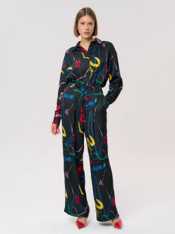 Брюки женские 12421-36028 multicolor - Eleganzza фото 6