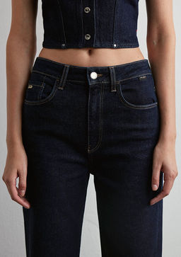 Victoria Gold Premium Koyu Rinse Jean Pantolon - Mavi фото 7