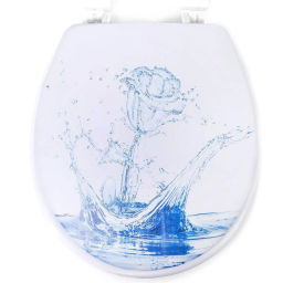 Сиденье для унитаза 36х42 "Роза"