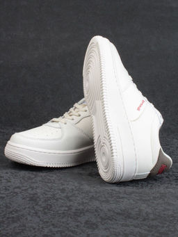 05-P112-3 BEIGE Кроссовки женские (искусственная кожа)