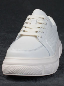 05-PDE35-2 BEIGE Кроссовки женские (натуральная кожа)