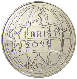 Монета 25 рублей 2024 года Приднестровье XXXIII летние Олимпийские игры 2024 в Париже