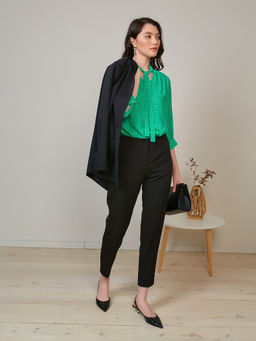 Блуза из креп-шифона - Stilla фото 8