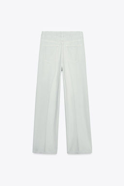 ZW COLLECTION HIGH-WAIST WIDE-LEG JEANS - Zara фото 16