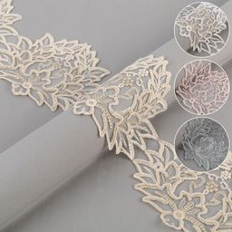 Кружево Gamma сетка 135 мм GFLM-24134 в рулоне 11 м 0.2 Турция