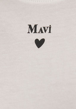Mavi Logo Bask?l? Beyaz Tisort  фото 7