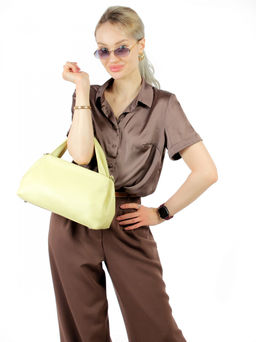 LACCOMA сумка Ассоль-бледно желтый эко кожа хлопок