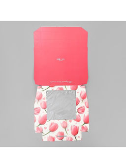 Цена за 5 шт. Коробки под конфеты сырники Тюльпаны, 20 х 20 х 4 см - Дарите счастье фото 3