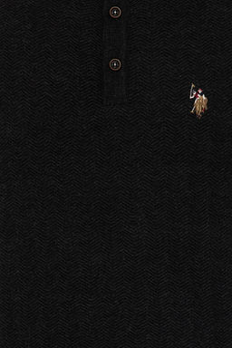 Мужской свитер антрацитового меланжа Неожиданная скидка в корзине - U.s. polo assn фото 5