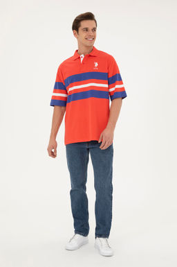 Мужская красная футболка Неожиданная скидка в корзине - U.s. polo assn фото 4