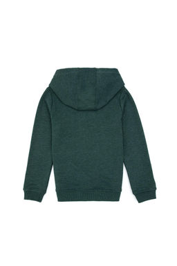 Erkek _ocuk Koyu Ye_il Basic Kap__onlu Sweatshirt Sepette S_rpriz _ndirim - U.s. polo assn фото 2