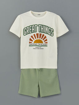 Bisiklet Yaka Erkek ?ocuk Ti??rt ve ?ort