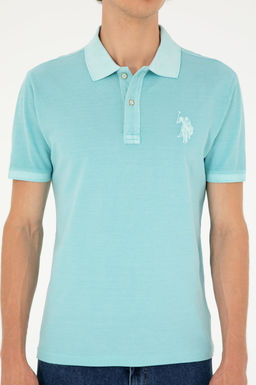Футболка U.S. Polo Assn мятная хлопок  фото 6
