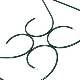 Ограждение декоративное, 55×300 см, 5 секций, металл, зелёное, «Садовод»