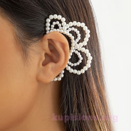 Серьга-кафф Pearl flower - Купи слона фото 2